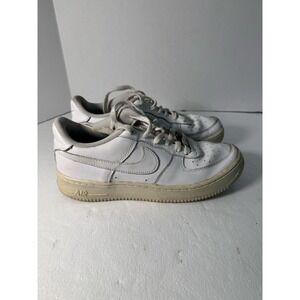 Nike Air Force 1 Low Sneaker‎ Youth Size 7Y White Leather 314192-117